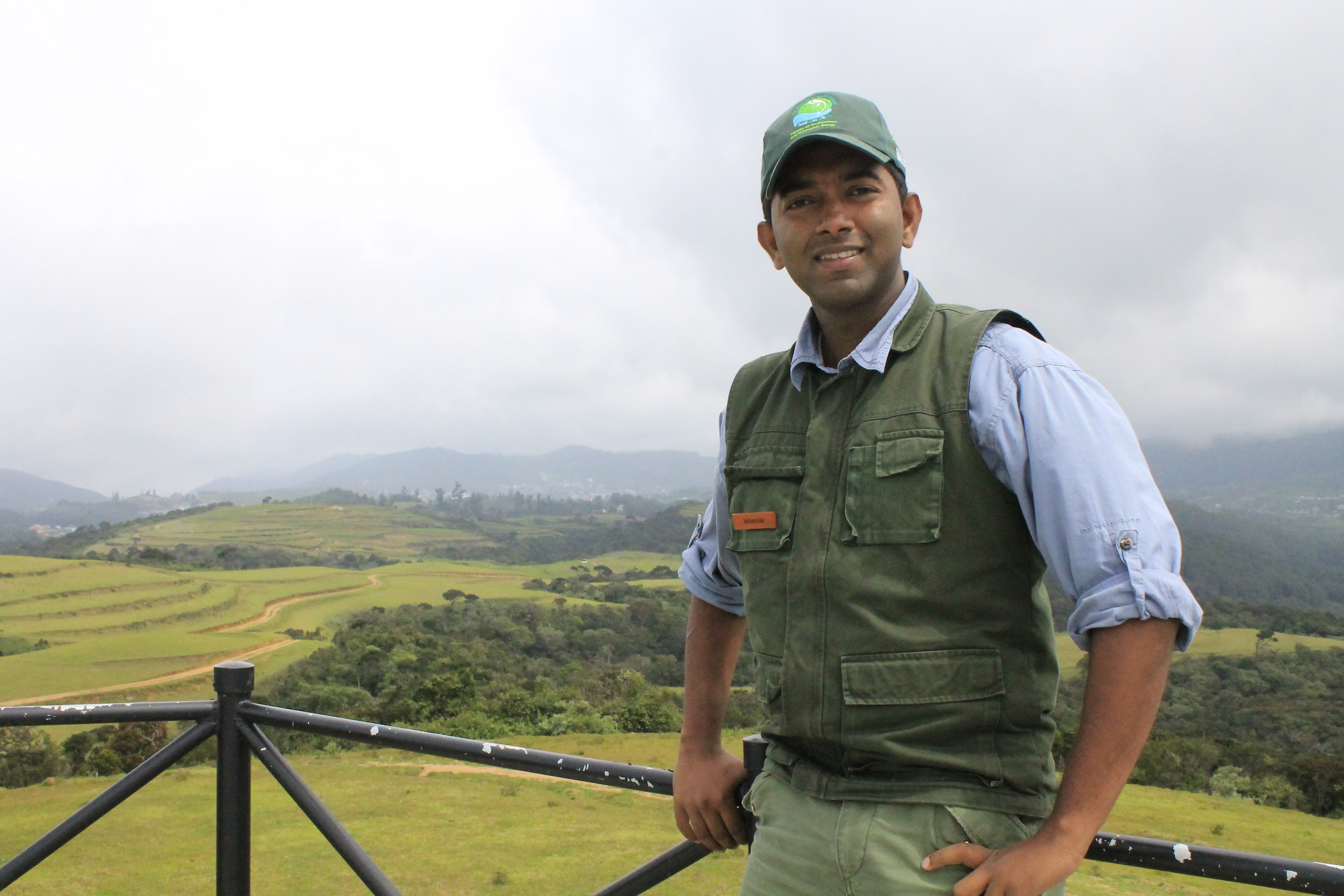 Ishanda in the field